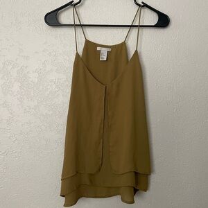 H&M green blouse